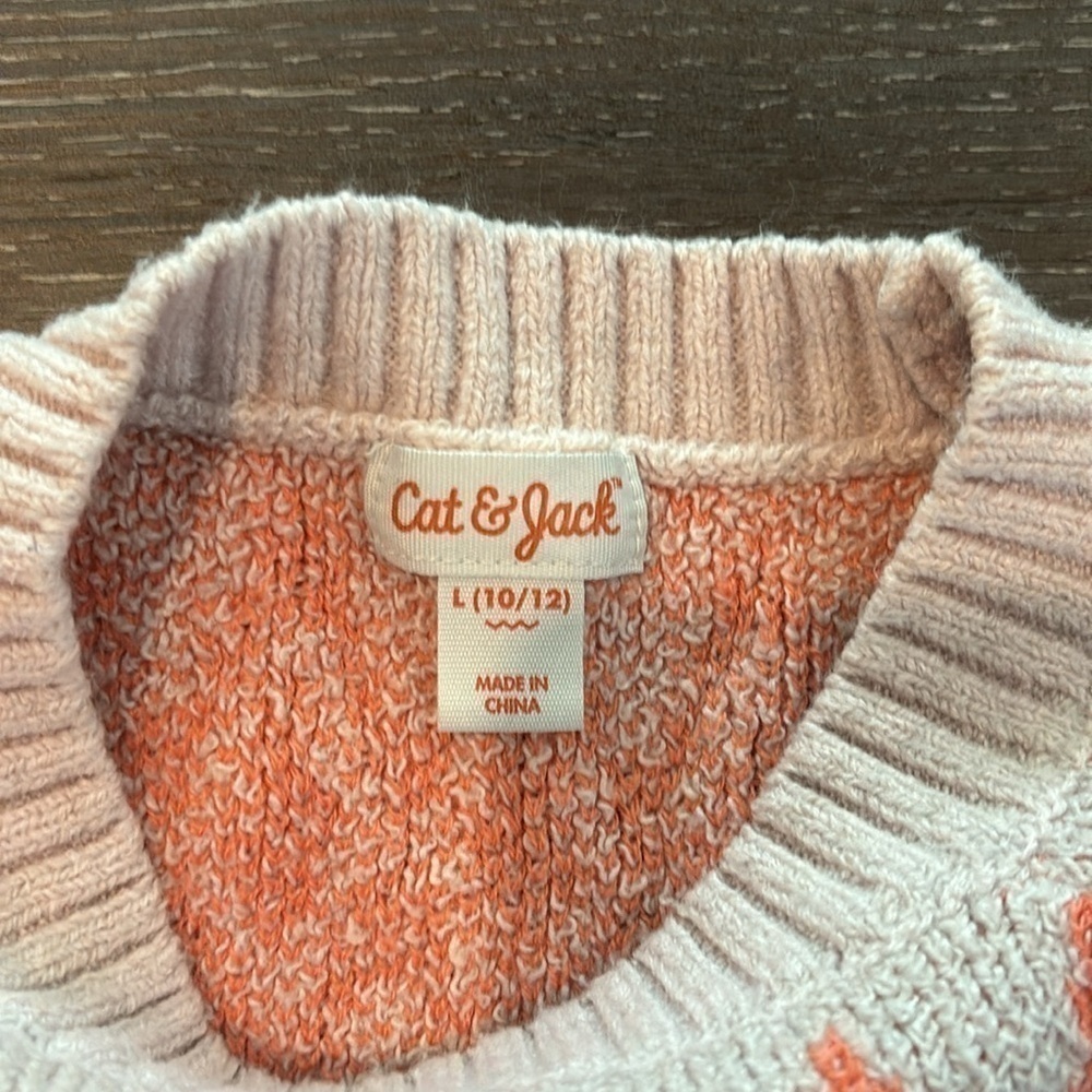 Cat & Jack cute sweater L girls - Picture 2 of 3